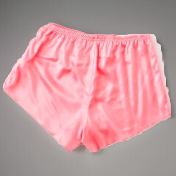 🖤 - Satin Lace Over Chest W/ Adjustable Strips Cami Top & Short Pajama 2Pc Set - Picture 8 of 8